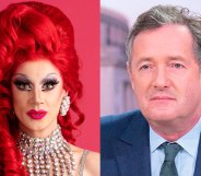 Divina de Campo and Piers Morgan.