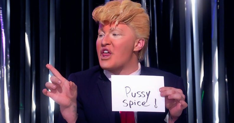 The Vivienne as Donald Trump