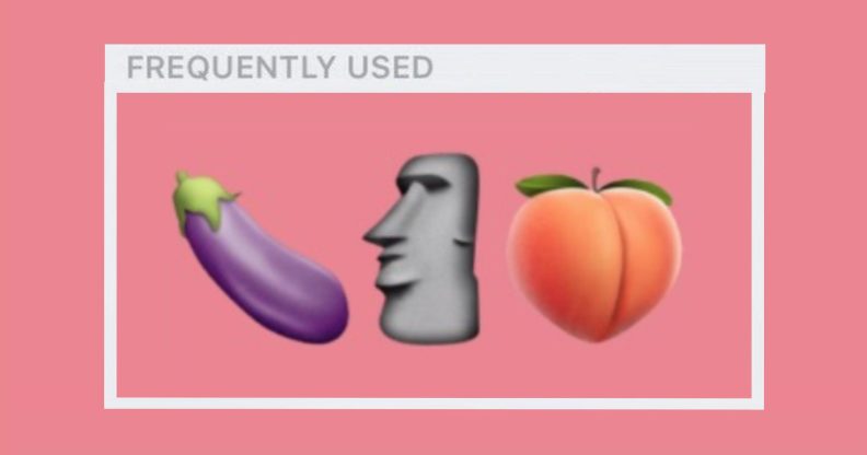 From the aubergine to peaches to Moai statues, what people's most-used emojis are taels more than just their texting habits. (Emoji)