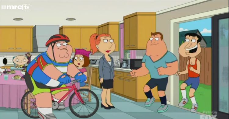 Family Guy Gay Porn - Family Guy follows transphobic episode by taking aim at 'network TV gays'