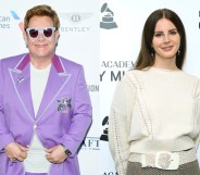 Elton John (L) has come to Lana Del Rey's corner over her infamous performance on Saturday Night Live in 2012. (Daniele Venturelli/Daniele Venturelli via Getty Images/ Rebecca Sapp/Getty Images for The Recording Academy)