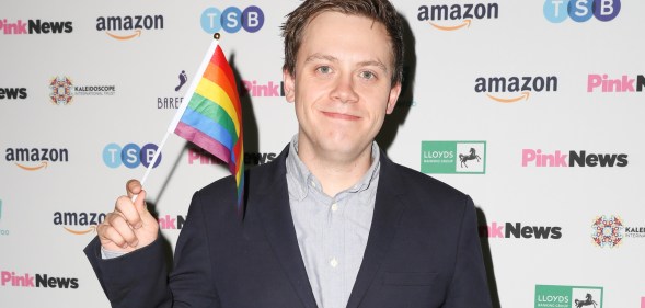 Owen Jones at the PinkNews Awards