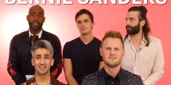 The Queer Eye cast some for Bernie Sanders in resurfaced video - and they don't hold back