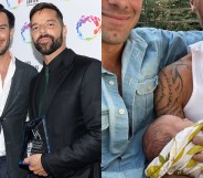 Ricky Martin, his husband Jwan Yosef and their son Renn