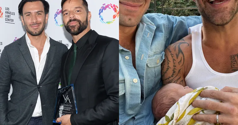 Ricky Martin, his husband Jwan Yosef and their son Renn