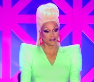 RuPaul on the Drag Race UK judging table
