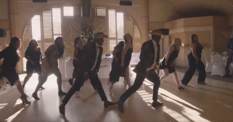 Isaiah and Taylor Green-Jones pulled off the flawless dance routine