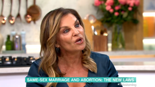 Andrea Williams on This Morning. (Screen capture via ITV)
