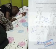 After discovering she is a lesbian, a Ugandan doctor allegedly pummelled his patient with an iron bar. (Twitter)