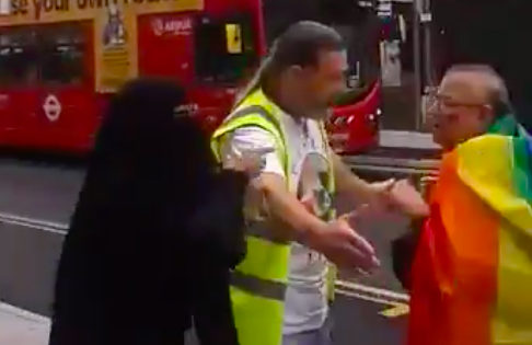 Jamila Choudhury was sentenced to X after she ranted at a Pride-goer at an East London Pride festival. (YusufJP_/ Twitter)