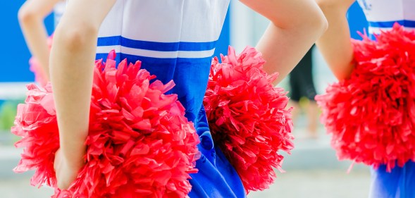 File photo of a cheerleader