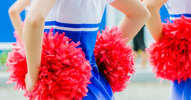File photo of a cheerleader