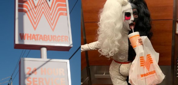 Drag queen Erika Klash was turned away from Whataburger