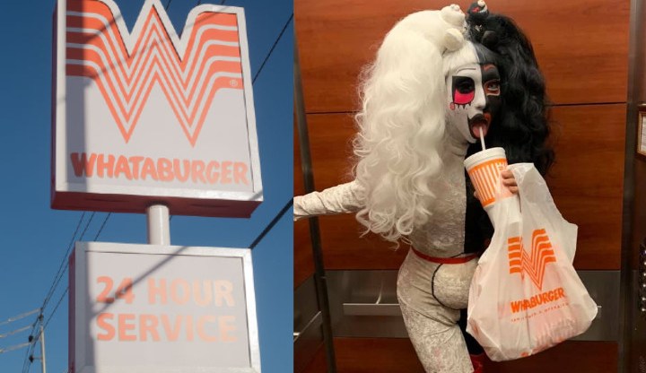 Drag queen Erika Klash was turned away from Whataburger