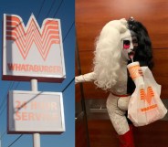Drag queen Erika Klash was turned away from Whataburger