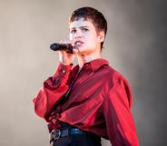 Christine and the Queens performs in concert during Primavera Sound Festival on May 30, 2019 in Barcelona, Spain.