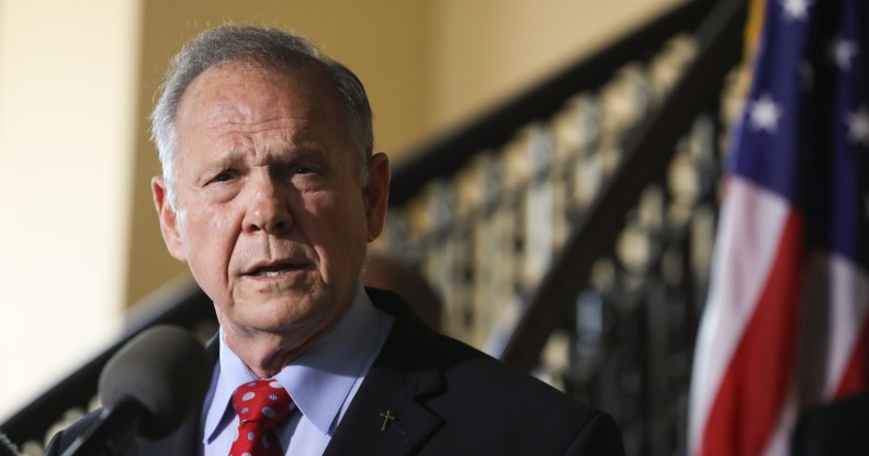 Roy Moore announces his plans to run for US Senate in 2020 on June 20, 2019 in Montgomery, Alabama.