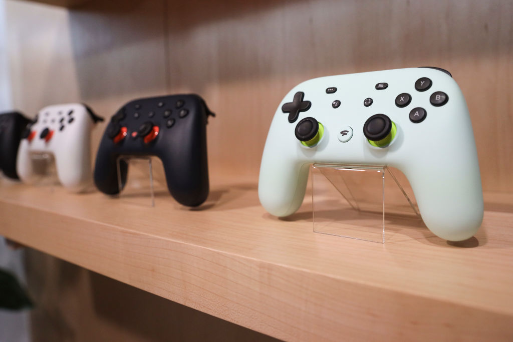 Google Stadia games controllers