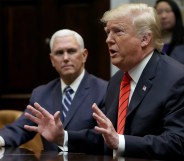 President Donald Trump with Vice President Mike Pence