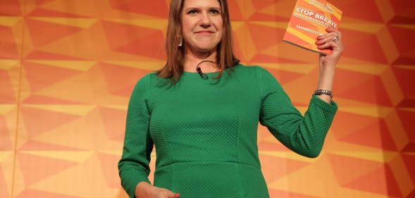 Liberal Democrats leader Jo Swinson launches the Liberal Democrat election manifesto