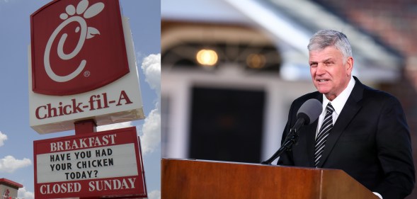 Trump pastor Franklin Graham says he received 'personal' assurances from the CEO of Chick-fil-A