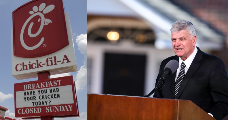 Trump pastor Franklin Graham says he received 'personal' assurances from the CEO of Chick-fil-A