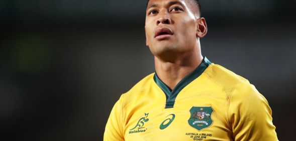 Israel Folau of the Wallabies