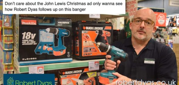 'Tis the season when Robert Dyas' iconic advert comes to a Twitter timeline near you. (Screen capture via YouTube)