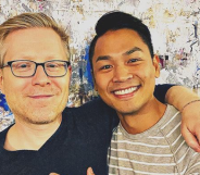 Anthony Rapp (L) and fiancé Ken Ithiphol have announced their engagement and love just might be real. (Instagram)