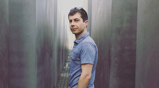 Pete Buttigieg's husband snapped a photo of the presidential hopeful at the Memorial to the Murdered Jews of Europe in Berlin, and some folks aren't happy. (Instagram)
