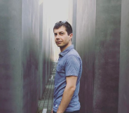 Pete Buttigieg's husband snapped a photo of the presidential hopeful at the Memorial to the Murdered Jews of Europe in Berlin, and some folks aren't happy. (Instagram)