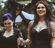 Lesbian goth brides
