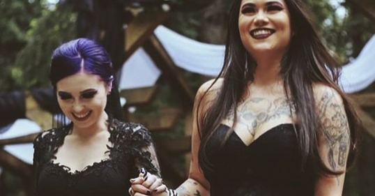 Lesbian goth brides