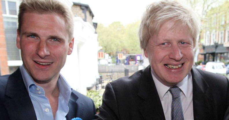 Chris Philp with Boris Johnson