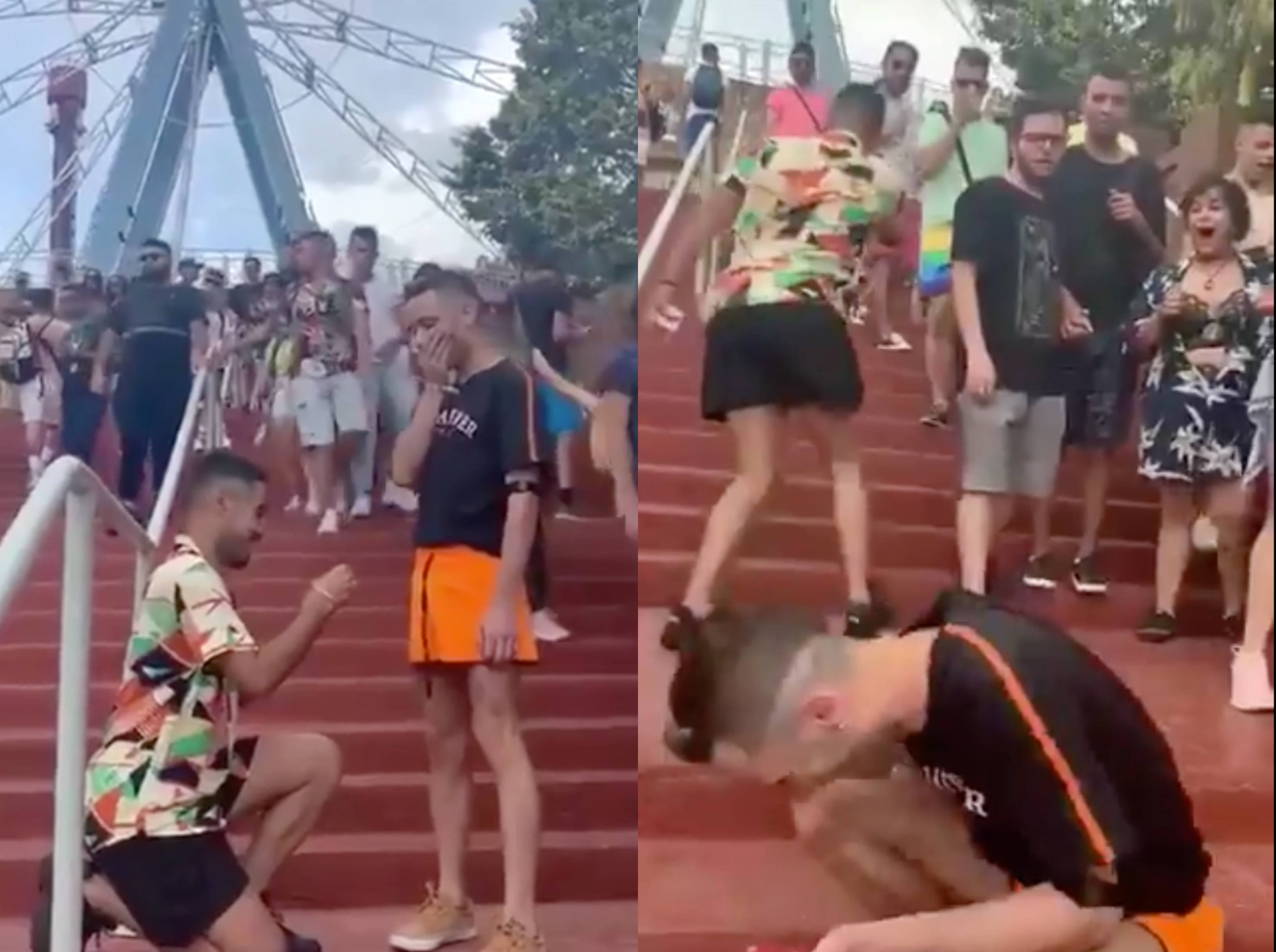 Proposal Gay Porn - Gay couple surprise each other by proposing at same time in viral video