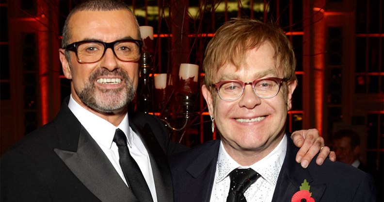 Elton John and George Michael