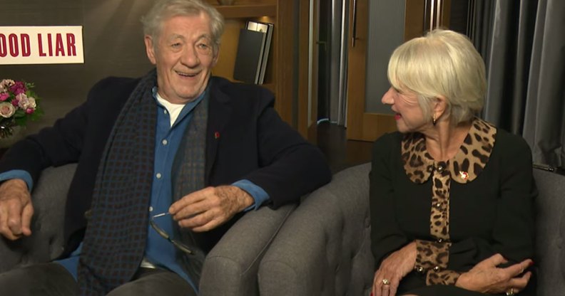 Ian McKellen and Helen Mirren