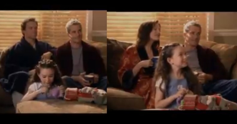 This 2004 Christmas movie with two gay dads was remade with heterosexual parents for its US release. Yes, really