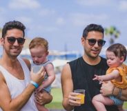 Gay dads told by government one must register as their child's mother as 'there is always one who is more dominant'