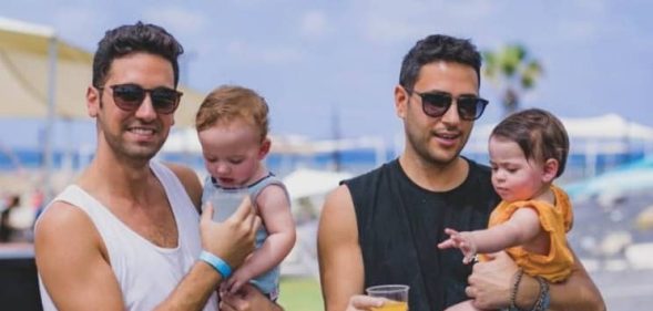 Gay dads told by government one must register as their child's mother as 'there is always one who is more dominant'