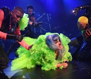 Lady Gaga performing