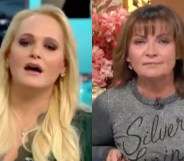 Jennifer Arcuri and Lorraine Kelly