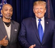 Clarence Mason Weaver with Donald Trump