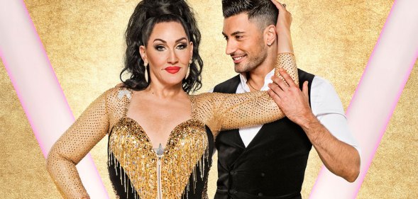 Michelle Visage and her Strictly Come Dancing partner Giovanni Pernice. (BBC)