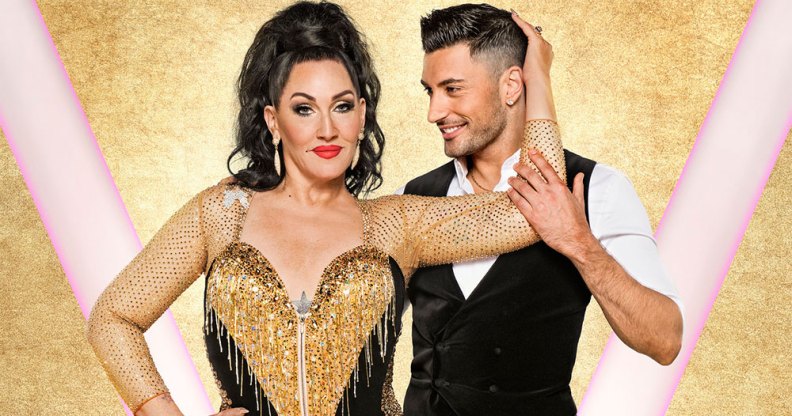 Michelle Visage and her Strictly Come Dancing partner Giovanni Pernice. (BBC)
