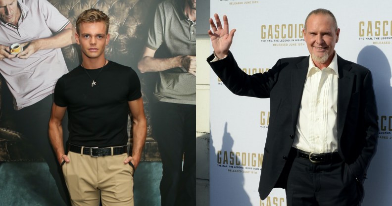 Regan Gascoigne (L), the son of former professional football plater Paul, has come out as bisexual. (David M. Benett/Dave Benett/Getty Images for Ted Baker/Dave J Hogan/Getty Image)