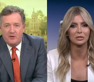 Piers Morgan and Sophia Hutchins, partner of Caitlyn Jenner