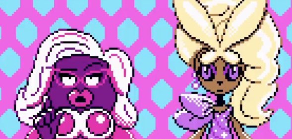 Pokemon Jynx and Lopunny are transformed into Drag Race judges Michelle Visage and RuPaul.