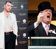Sam Smith and Piers Morgan