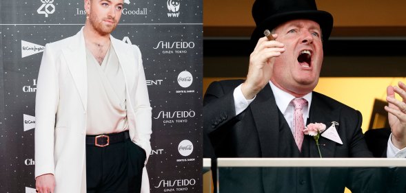 Sam Smith and Piers Morgan